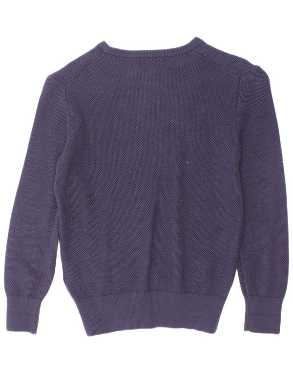 Polo Ralph Lauren Boys Boat Neck Jumper πουλόβερ 6-7 ετών Navy Blue Cotton