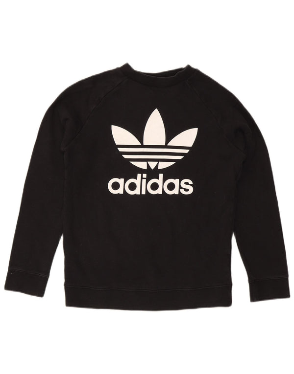 Γυναικείο Φούτερ Adidas Graphic Jumper UK 12 Medium Black