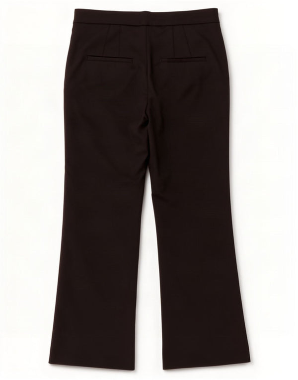 Zara Γυναικείο Bootcut Casual Παντελόνι EU 36 XS W26 L25 Μαύρο βαμβακερό