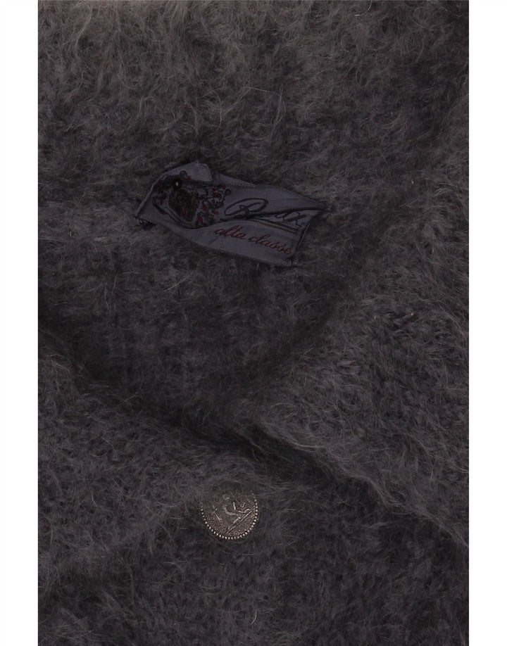Vintage Γυναικεία Ζακέτα UK 14 Large Grey