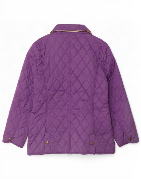 Γυναικείο καπιτονέ μπουφάν Barbour UK 12 Medium Purple Polyester