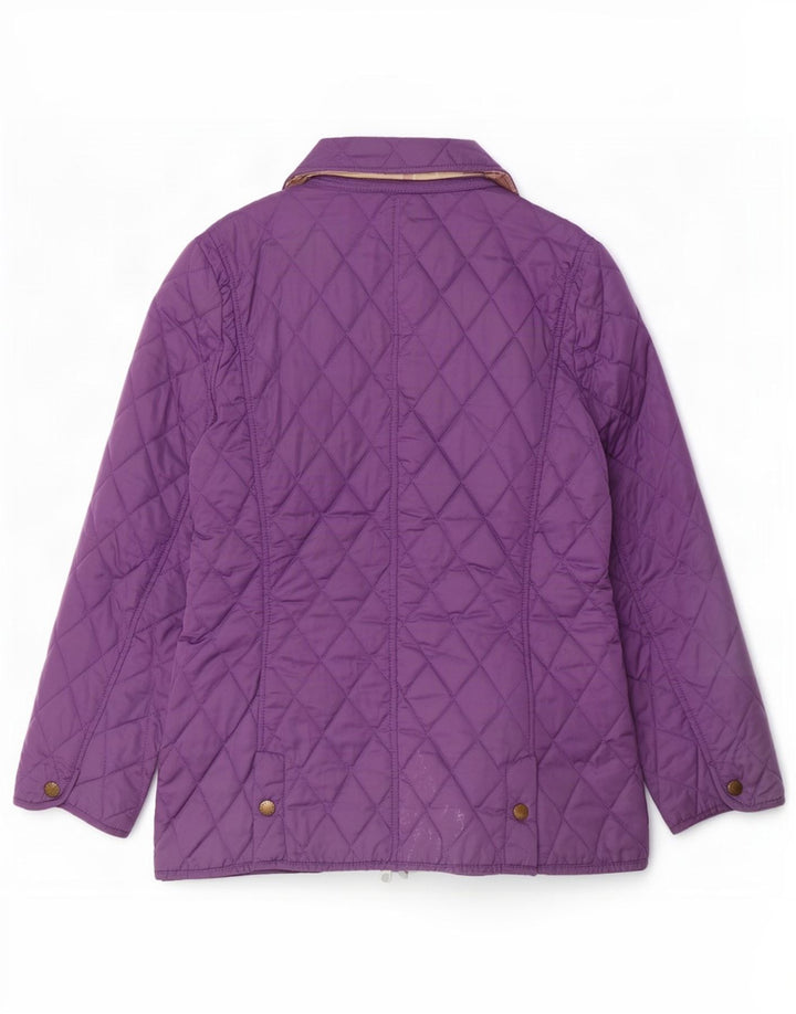 Γυναικείο καπιτονέ μπουφάν Barbour UK 12 Medium Purple Polyester