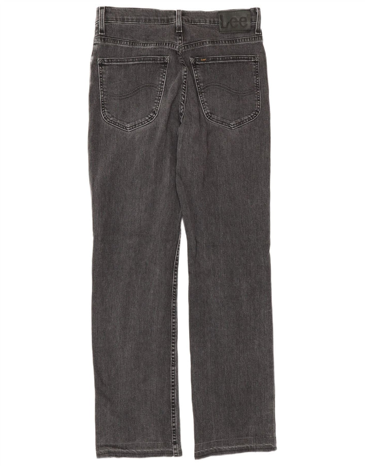 Lee Mens Brooklyn Straight Jeans W32 L34 Γκρι βαμβακερό