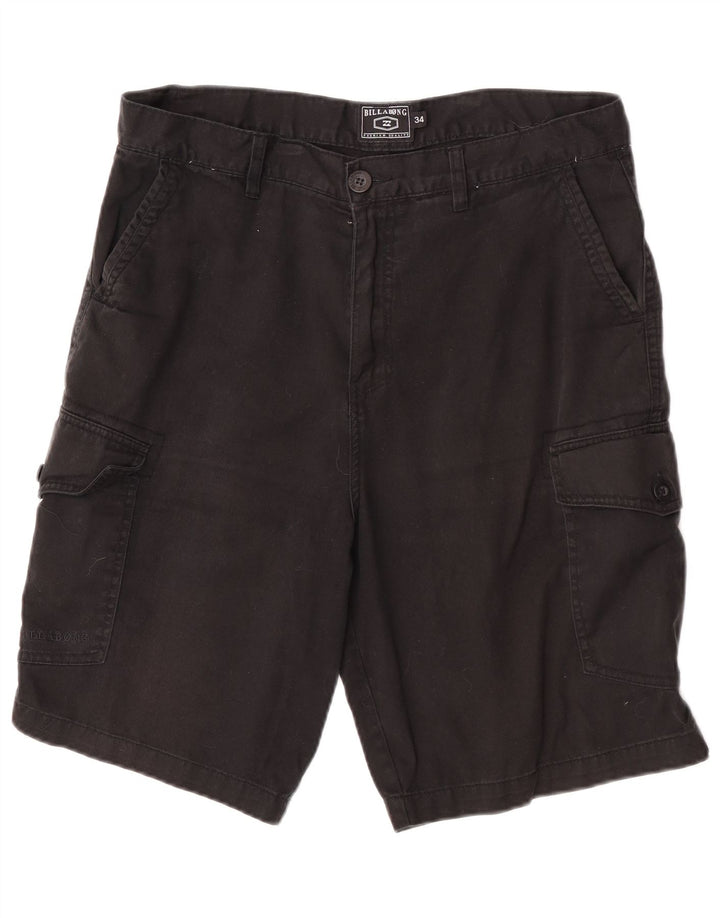 Ανδρικό σορτς Cargo Billabong W34 μεγάλο μαύρο βαμβακερό