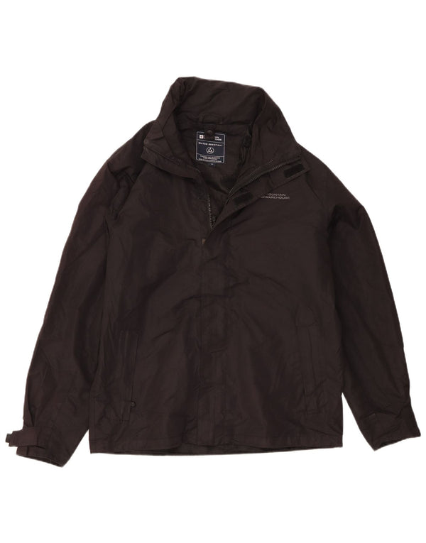 Ανδρικό μπουφάν βροχής με κουκούλα Mountain Warehouse UK 36 Small Black Polyester