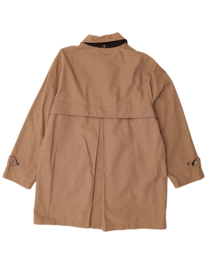 Γυναικείο πανωφόρι London Fog Loose Fit UK 14 Βαμβακερό μεσαίο καφέ