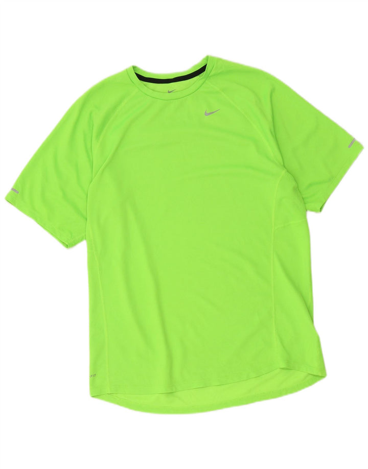 Ανδρικό T-Shirt Nike Dri Fit Top Large Green Polyester