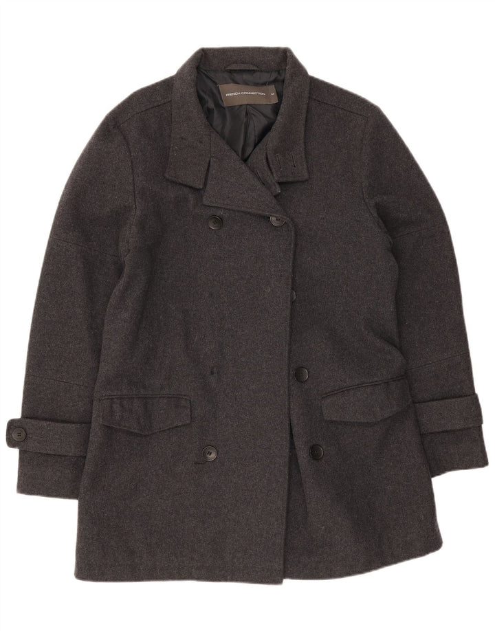 French Connection Ανδρικό παλτό μπιζελιού UK 38 Medium Grey