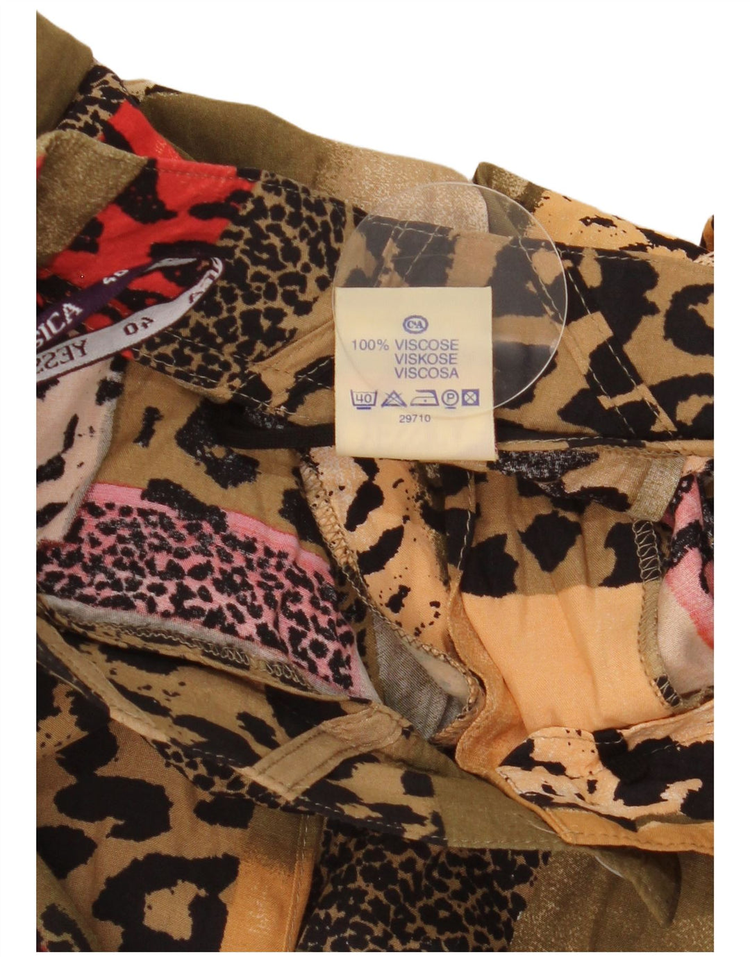 Yessica Γυναικεία Flared Φούστα EU 40 Medium W28 Πολύχρωμο Patchwork