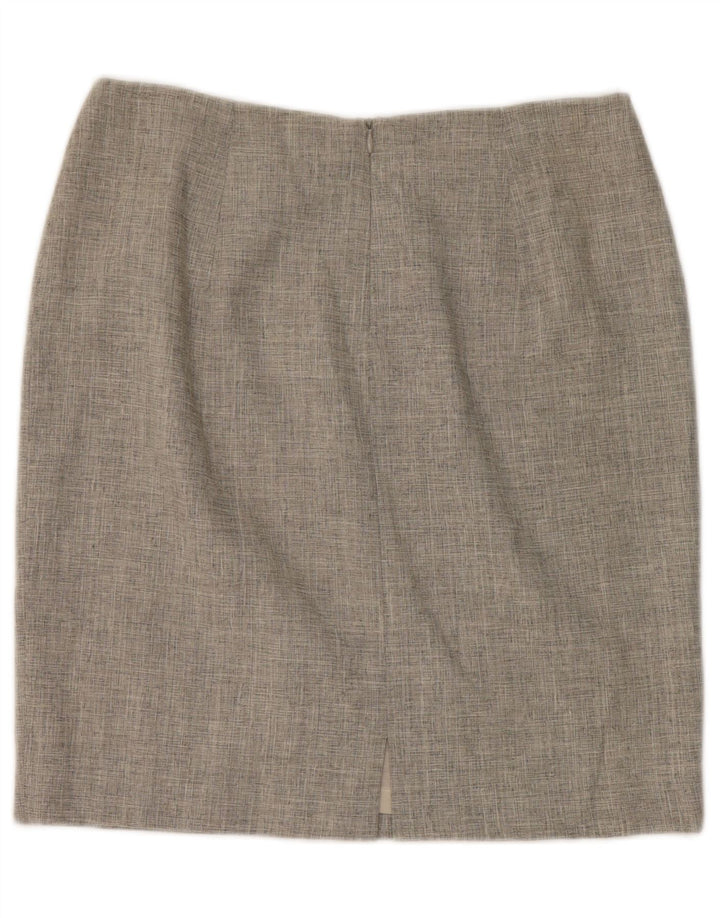 MARELLA Womens Pencil Skirt UK 14 Large W30  Grey Viscose