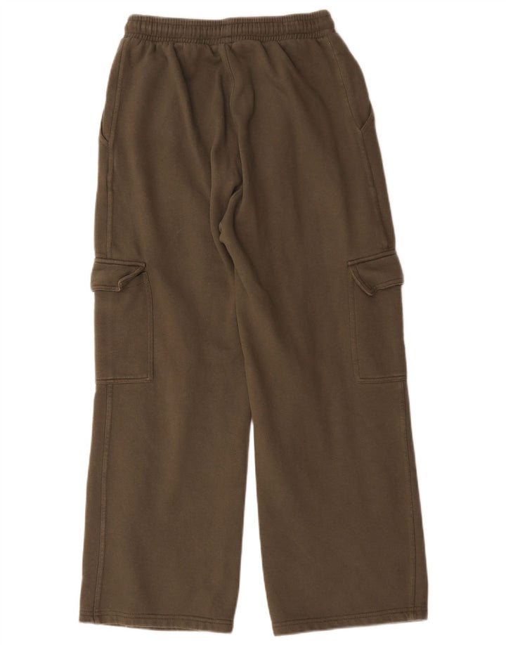 Zara Γυναικεία φόρμα Cargo Παντελόνι UK 12 Medium Khaki Cotton