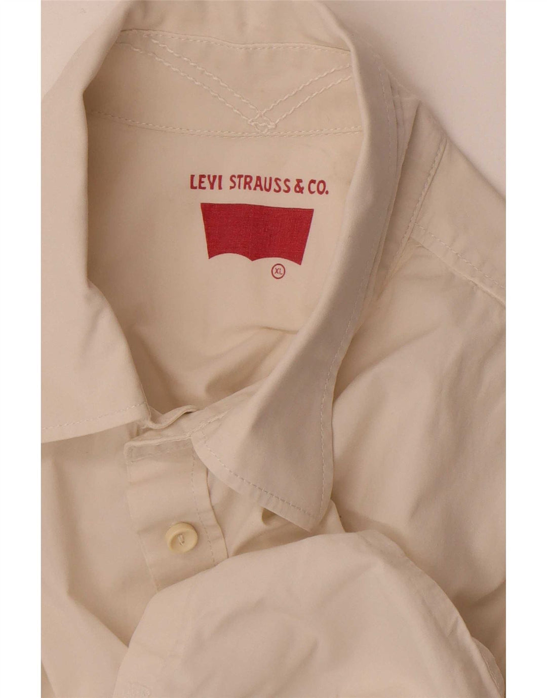 Ανδρικό πουκάμισο Levi's Regular Fit XL Off White