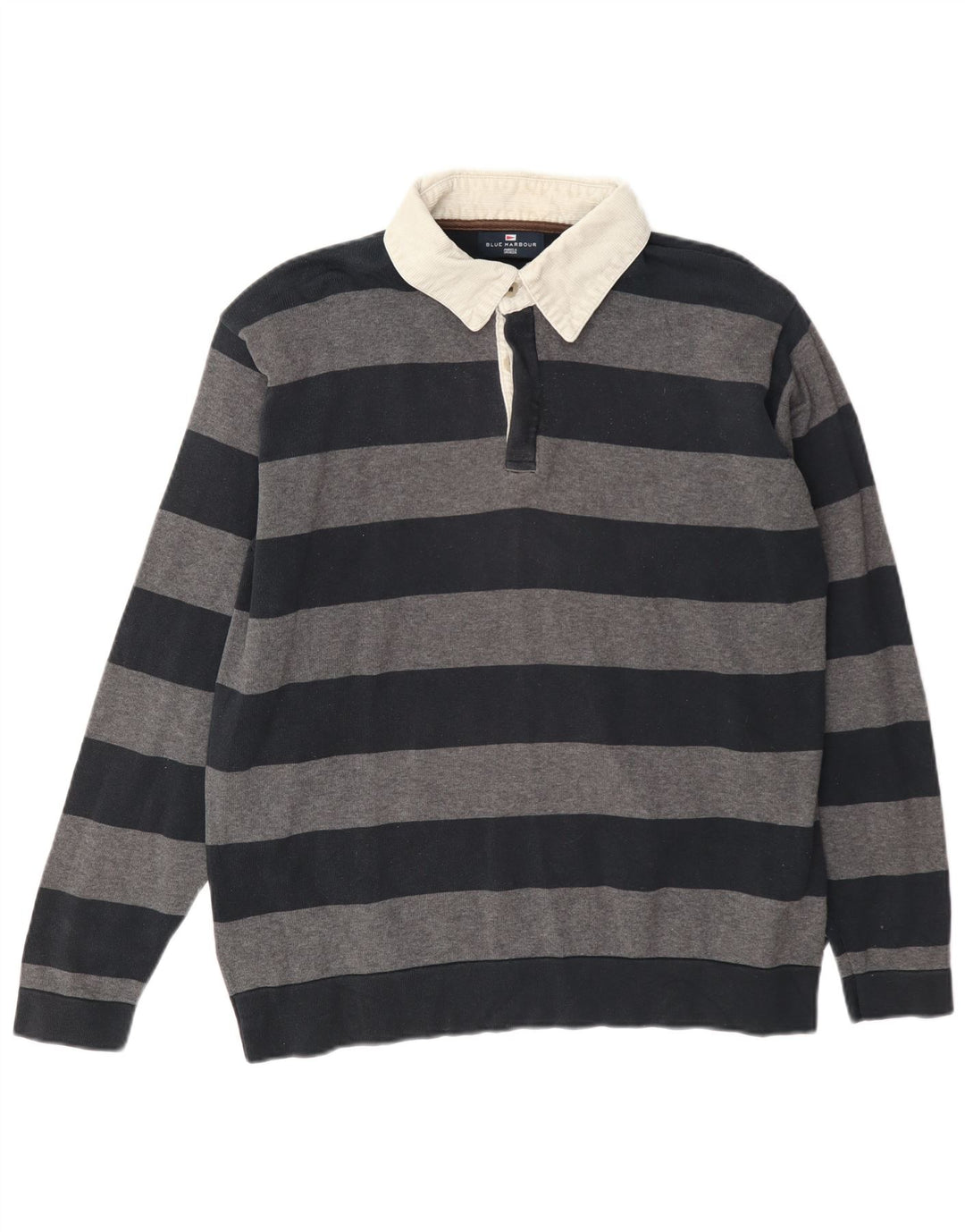 Ανδρικό πουλόβερ Marks & Spencer Blue Harbour Polo Neck Jumper Μεσαίο Μαύρο