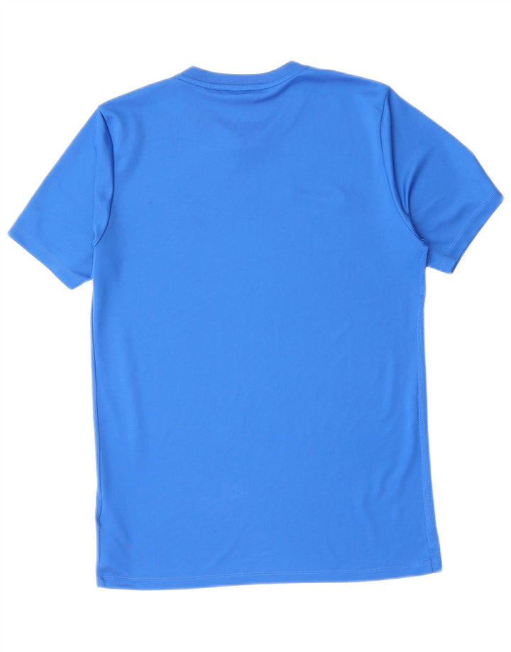 Ανδρικό T-Shirt NIKE Dri Fit Τοπ μεσαίου μπλε πολυεστέρα