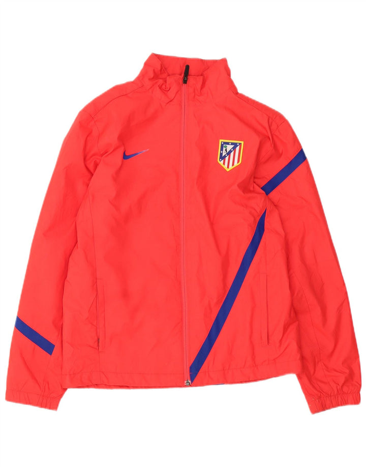 Μπουφάν Nike Boys αθλητική φόρμα 12-13 ετών Μεγάλο κόκκινο πολύχρωμο πολυεστέρα