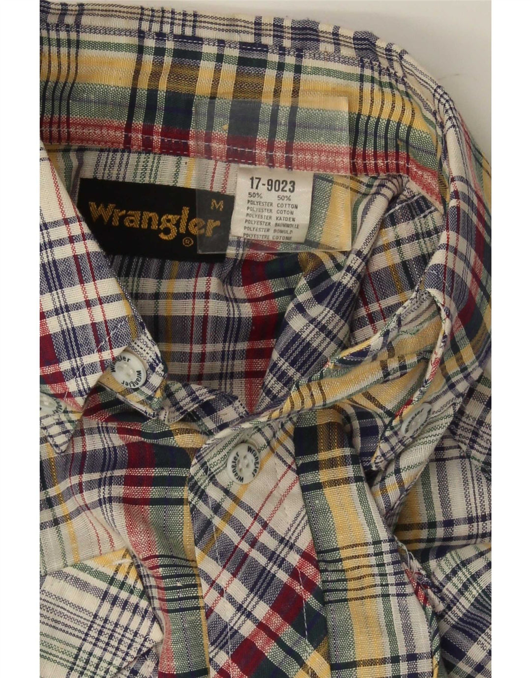 Ανδρικό φανελένιο πουκάμισο Wrangler, μεσαίο πολύχρωμο βαμβακερό