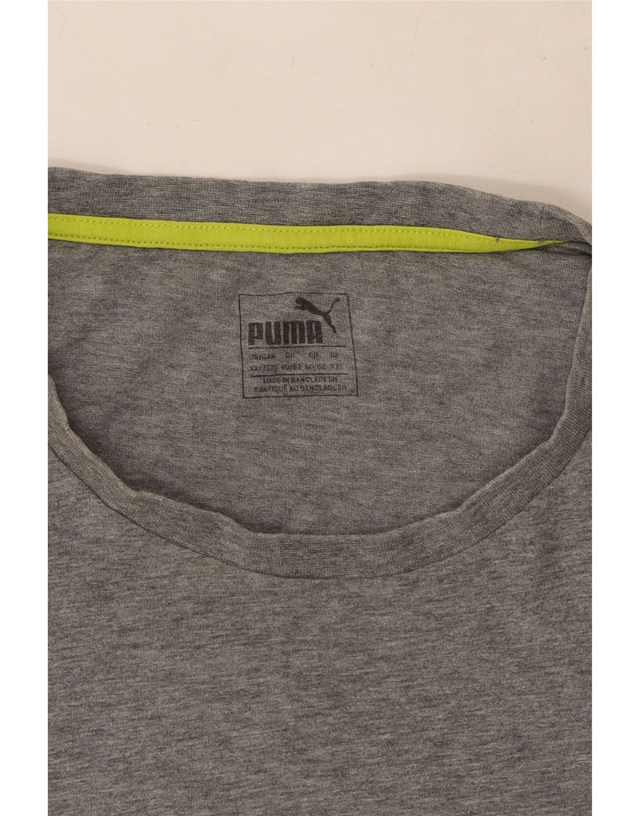 Ανδρικό γραφικό μπλουζάκι Puma Top 2XL με γκρι φλιτζάνι