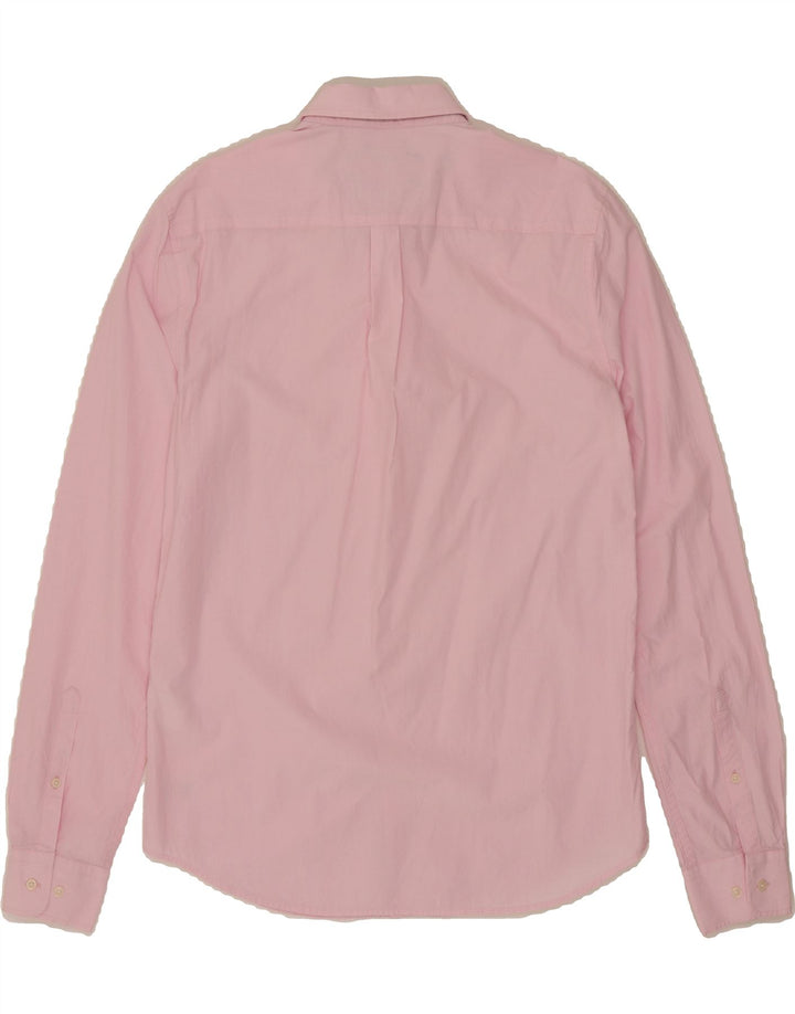 SUPERDRY Mens Regular Fit Shirt Medium Pink Cotton Vintage Superdry and Second-Hand Superdry from Messina Hembry 