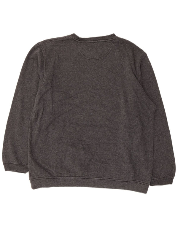 CHAMPION Γυναικεία γραφική φούτερ Jumper UK 16 Large Grey Cotton