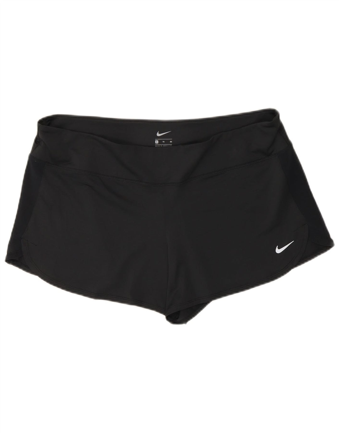 NIKE Womens Sport Shorts UK 18 XL  Black Polyester