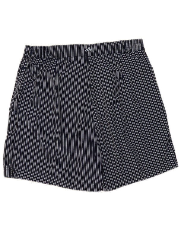 Γυναικείο σορτς Chino ADIDAS UK 16 Large W32 Navy Blue ριγέ πολυεστέρας