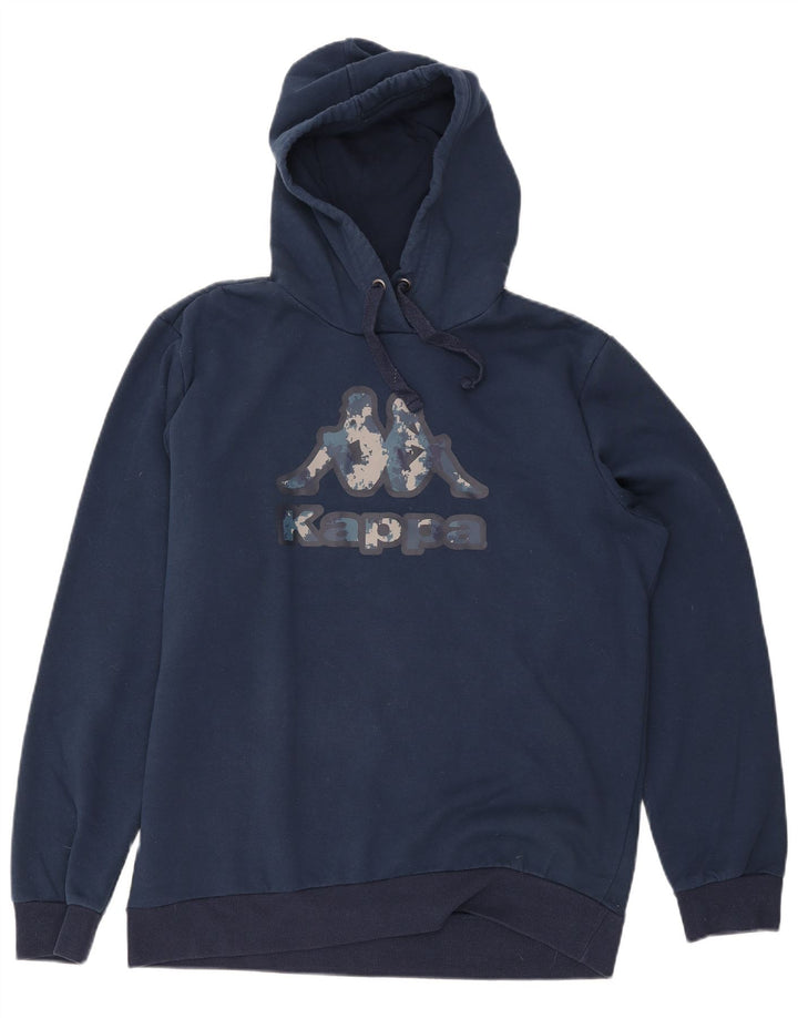 Ανδρικό γραφικό κουκούλα Kappa Jumper XL Navy Blue Cotton