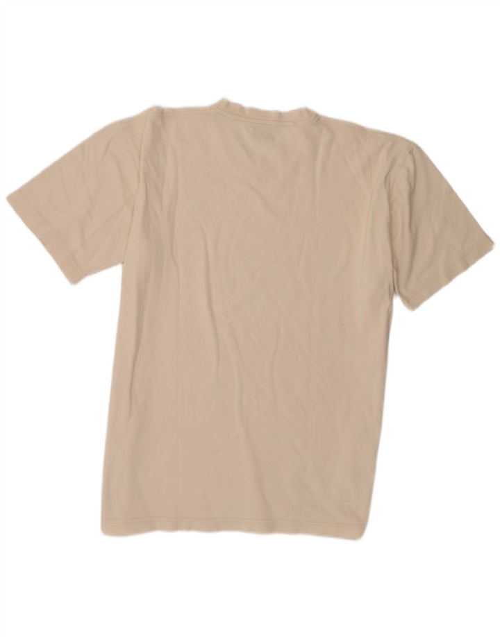 Kappa Ανδρικό T-Shirt Top XL Μπεζ βαμβακερό