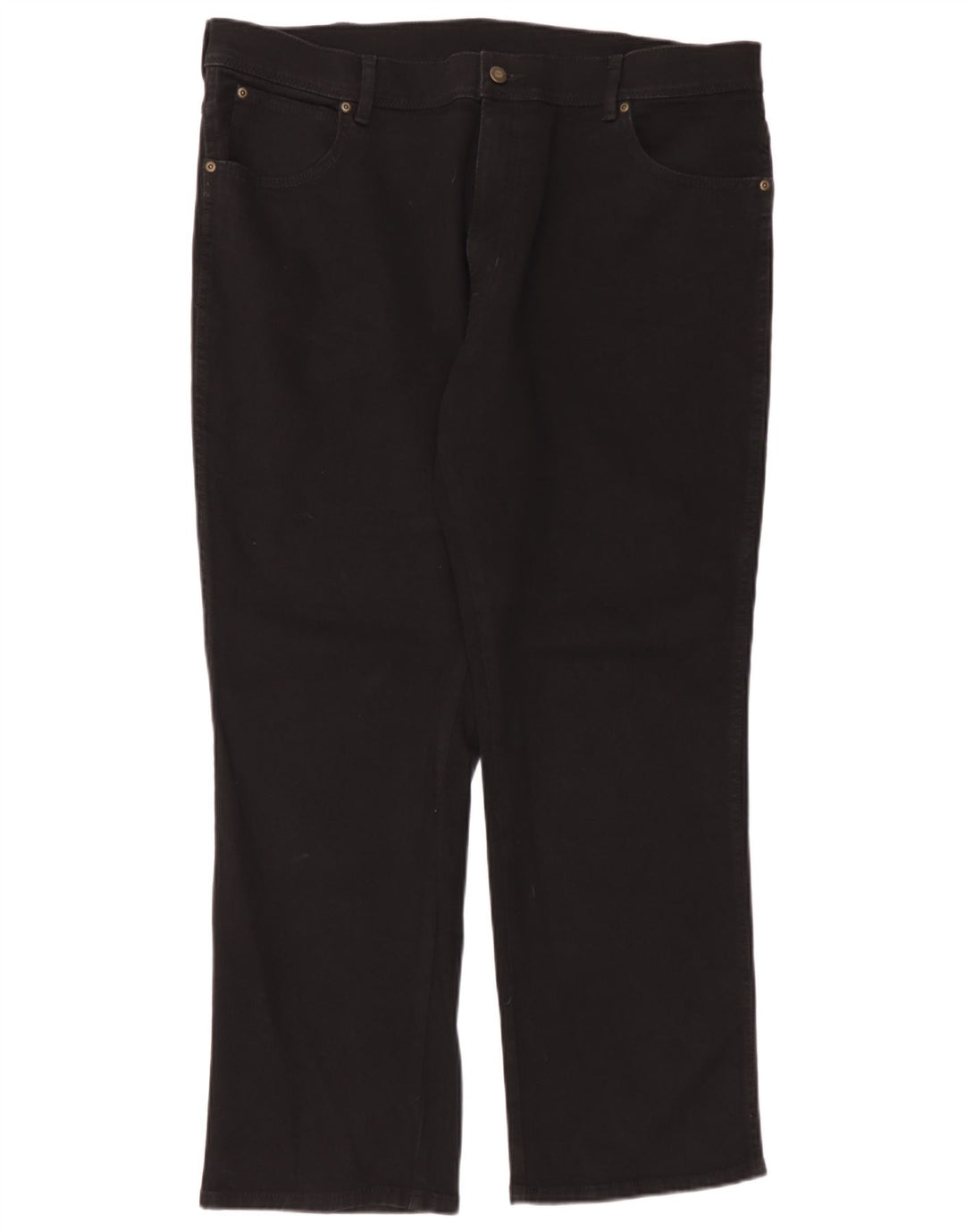 Γυναικείο τζιν ίσιο Wrangler Regular Fit W40 L30 μαύρο βαμβακερό
