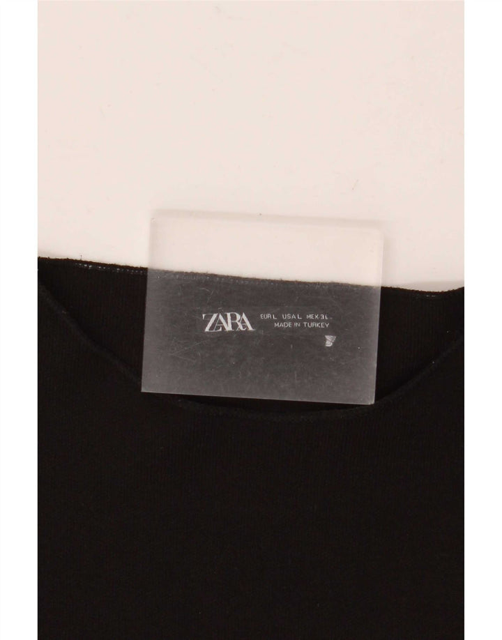 Zara Γυναικείο φόρεμα με θήκη UK 14 μεγάλο μαύρο