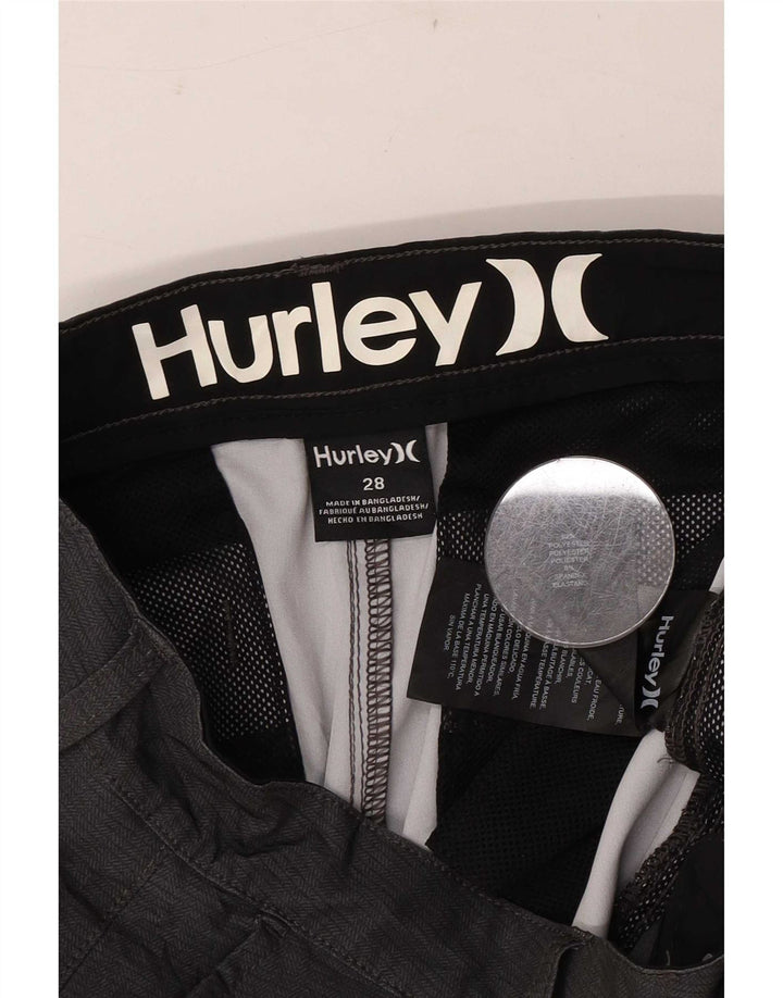 Ανδρικό σορτς Chino Hurley W28 Small Grey Polyester