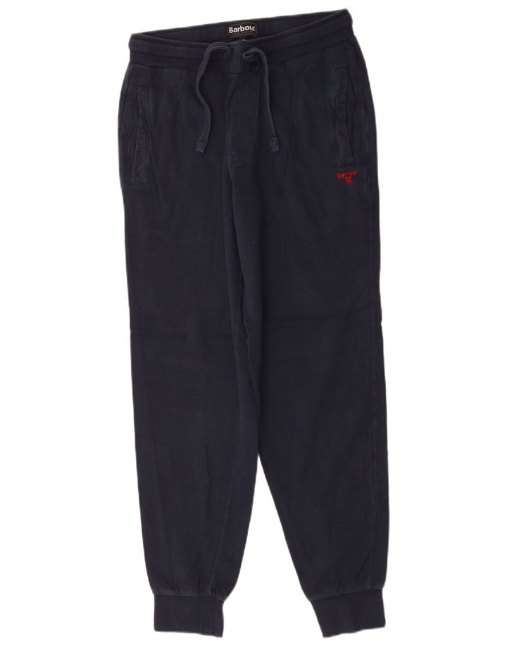 Ανδρική φόρμα Barbour Παντελόνι Joggers Medium Navy Μπλε Βαμβακερό