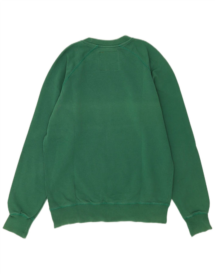 Caterpillar Ανδρικό γραφικό φούτερ Jumper Μεγάλο πράσινο βαμβακερό