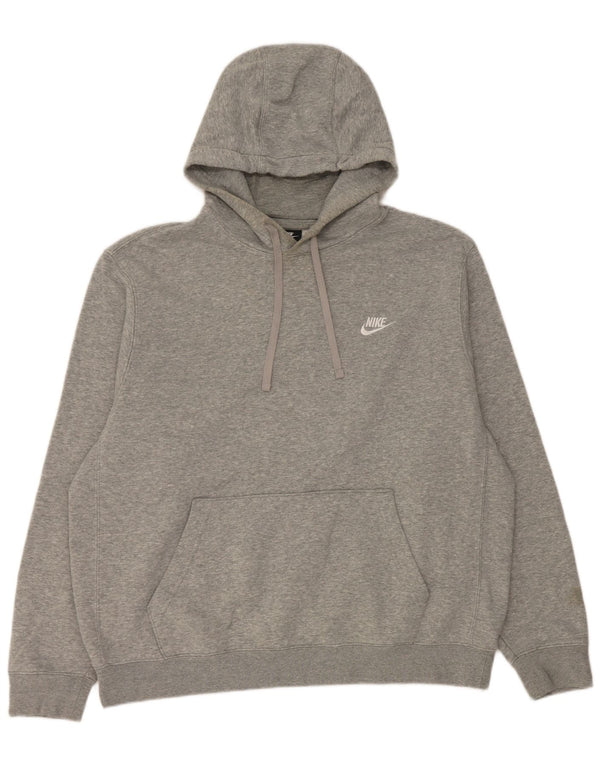 Ανδρικό φούτερ με κουκούλα NIKE XL Βαμβακερό γκρι