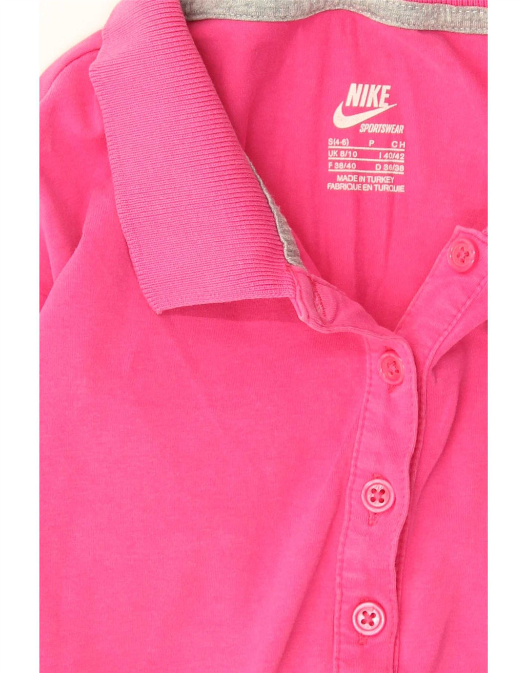 Γυναικείο μπλουζάκι πόλο Nike US 4/6 μικρό ροζ