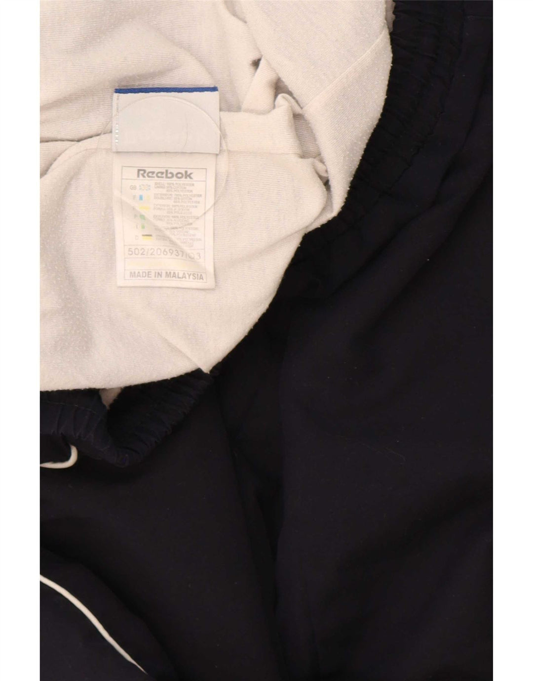 Ανδρική φόρμα Reebok Παντελόνι XL Navy Blue Polyester