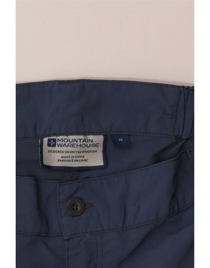 Ανδρικό σορτς φορτίου Mountain Warehouse W36 Large Navy Blue Nylon