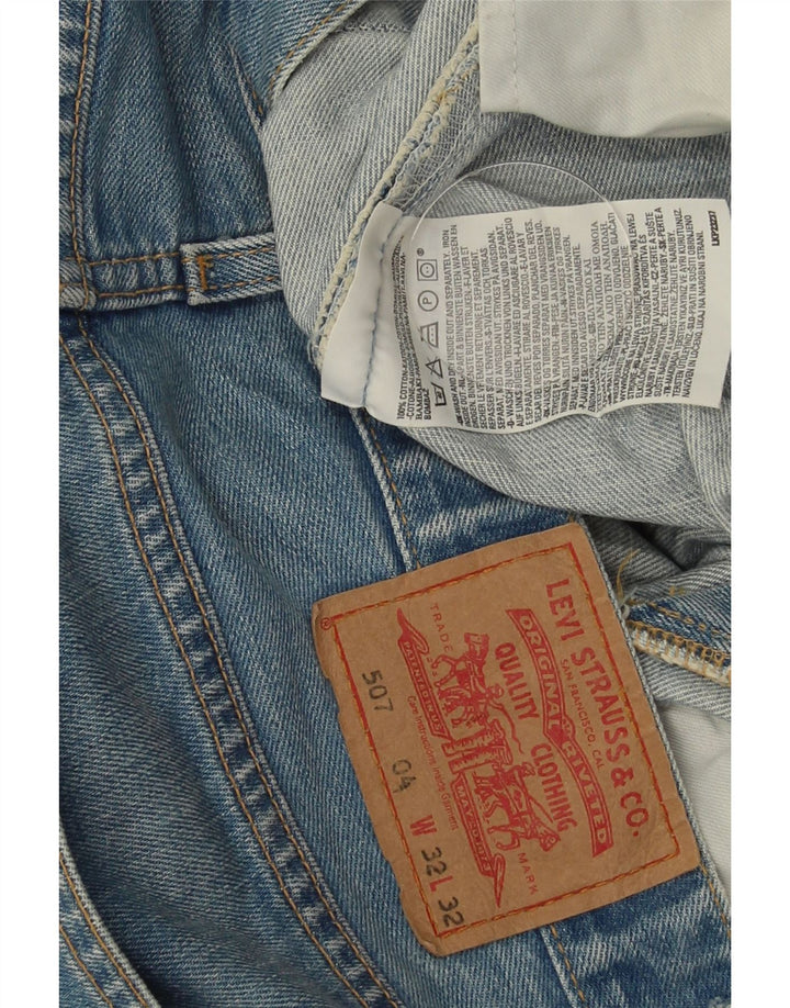 Ανδρικό LEVI'S 507 Bootcut Jeans W32 L32 Μπλε βαμβακερό