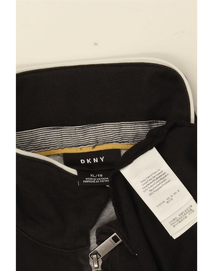 Ανδρικό πουκάμισο πόλο Dkny XL Μαύρο βαμβακερό