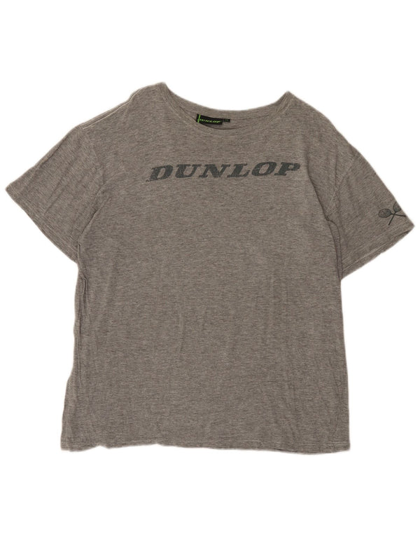 Γυναικείο γραφικό μπλουζάκι Dunlop UK 20 2XL με γκρι φλιτζάνια