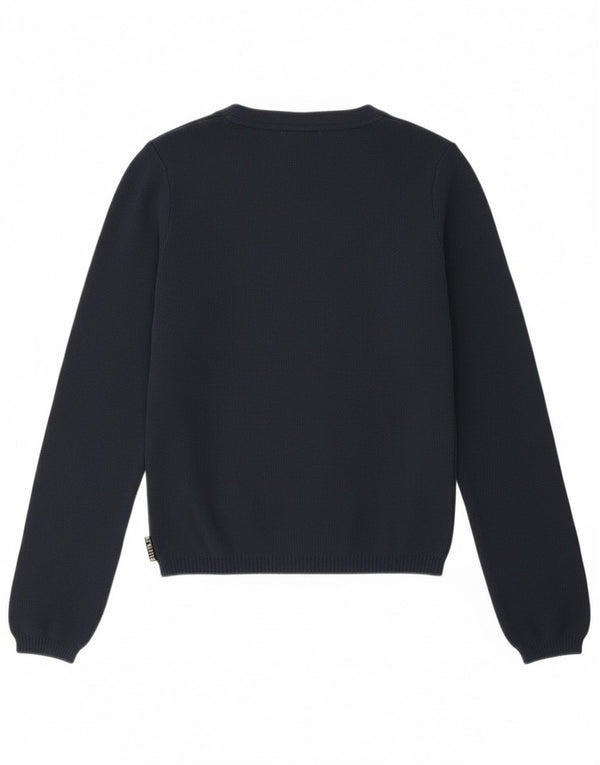 Playlife Γυναικεία ζακέτα Crop UK 12 Medium Navy Blue Polyamide