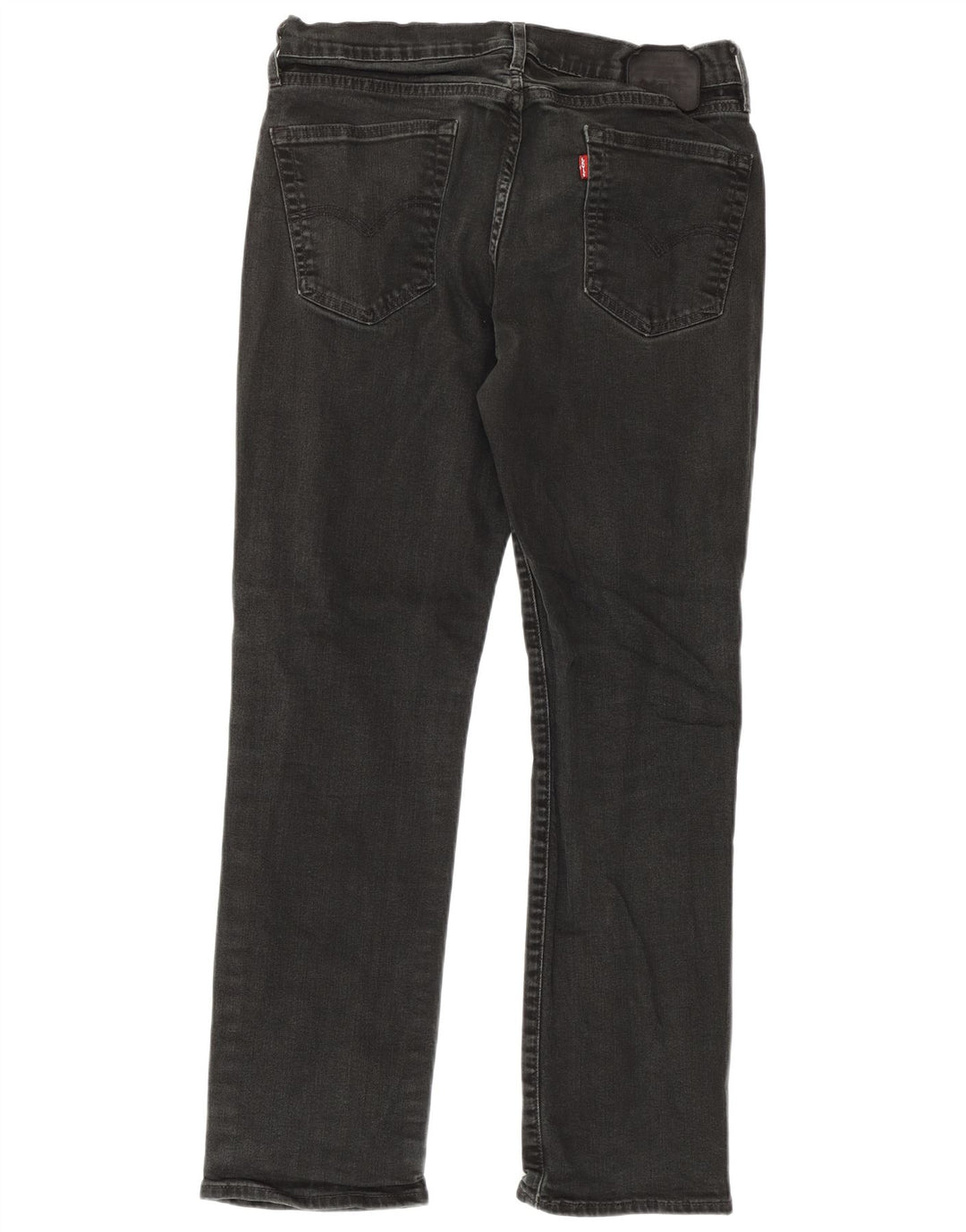 Ανδρικό τζιν Levi's Straight W33 L30 μαύρο βαμβακερό