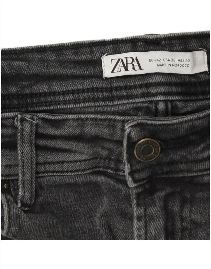 Zara Ανδρικό τζιν κωνικό EU 42 Medium W32 L30 Γκρι