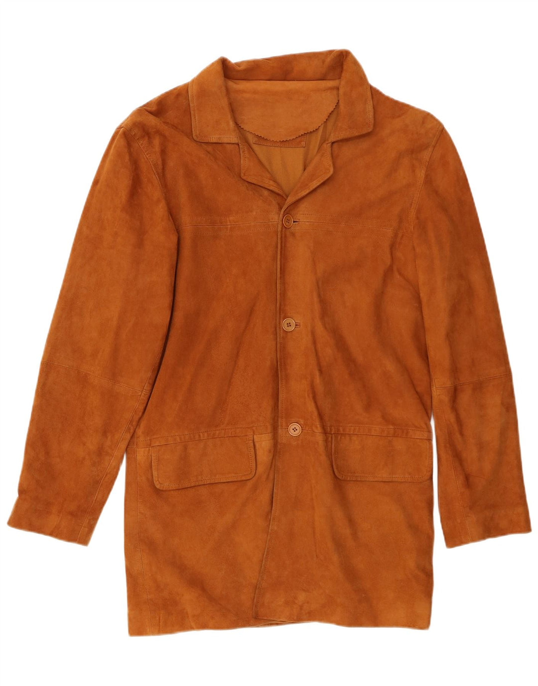 Ανδρικό Suede Jacket VINTAGE IT 52 XL Beige Leather