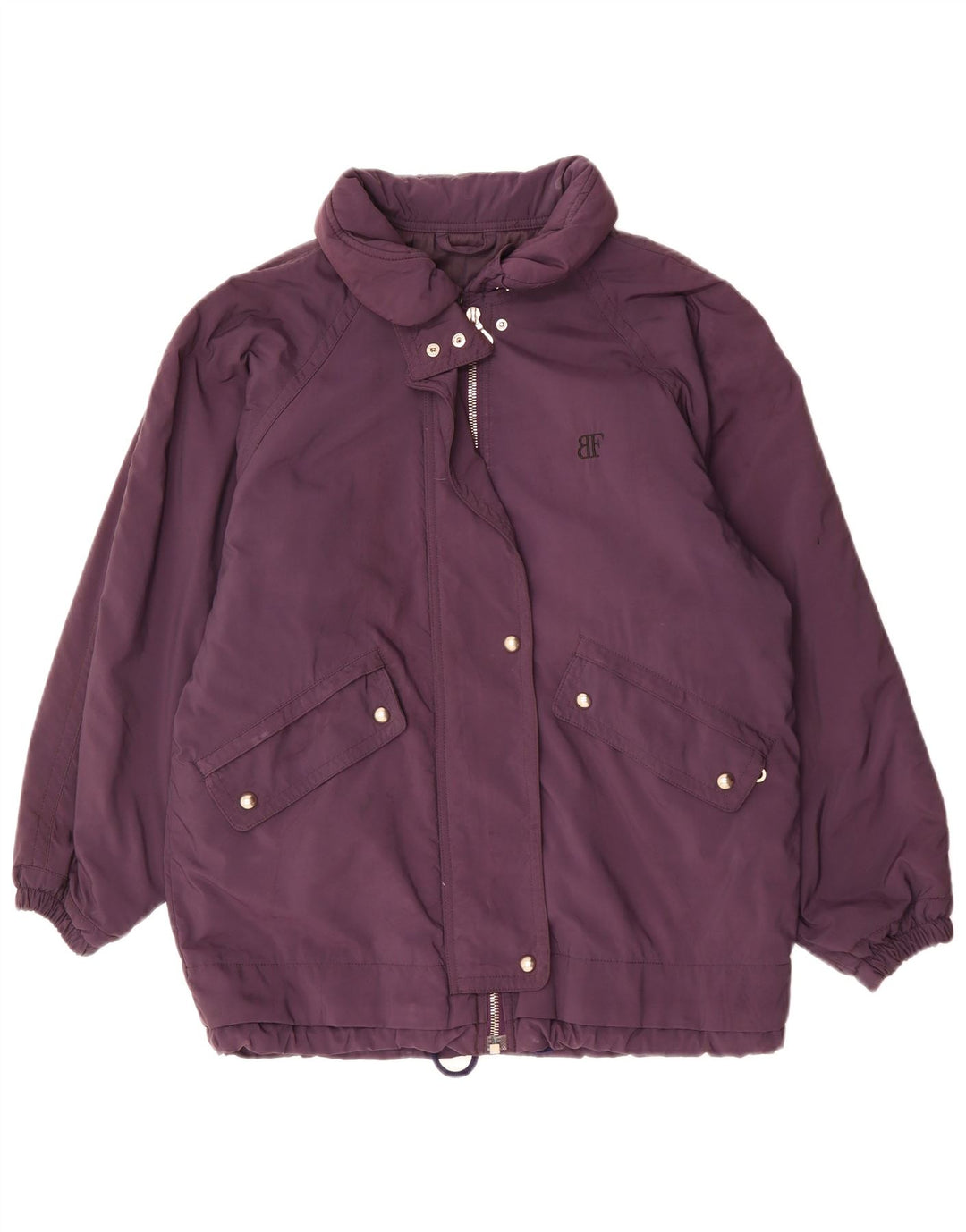 Belfe & Belfe Γυναικείο Μπουφάν υπερμεγέθων αντιανεμικό UK 18 XL Purple Polyester