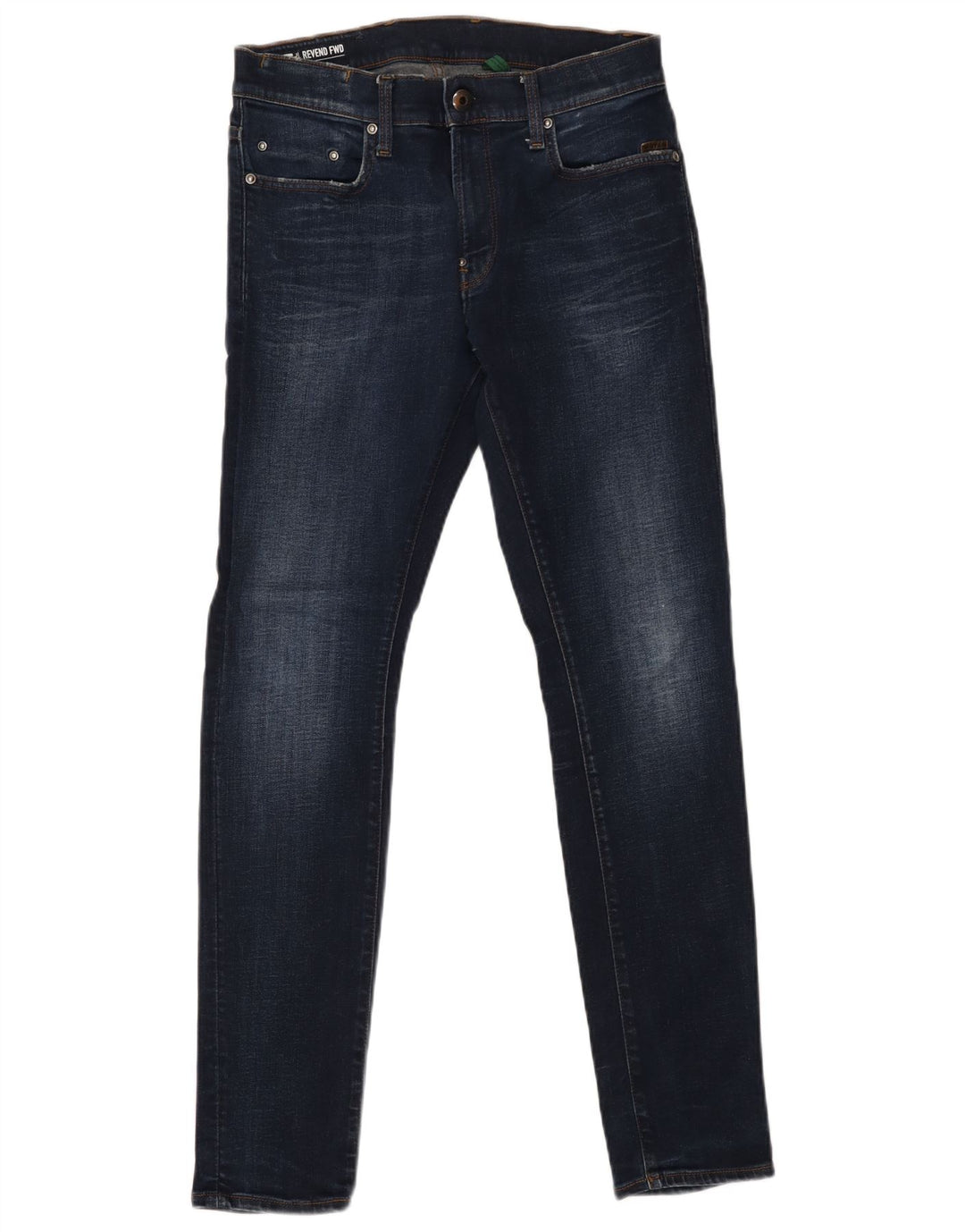 G-STAR Γυναικεία Revend Skinny Jeans W30 L32 Navy Blue Cotton