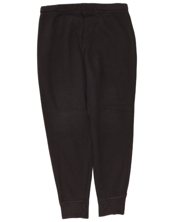 NIKE Womens Tracksuit Trousers Joggers UK 10 Small Black Cotton