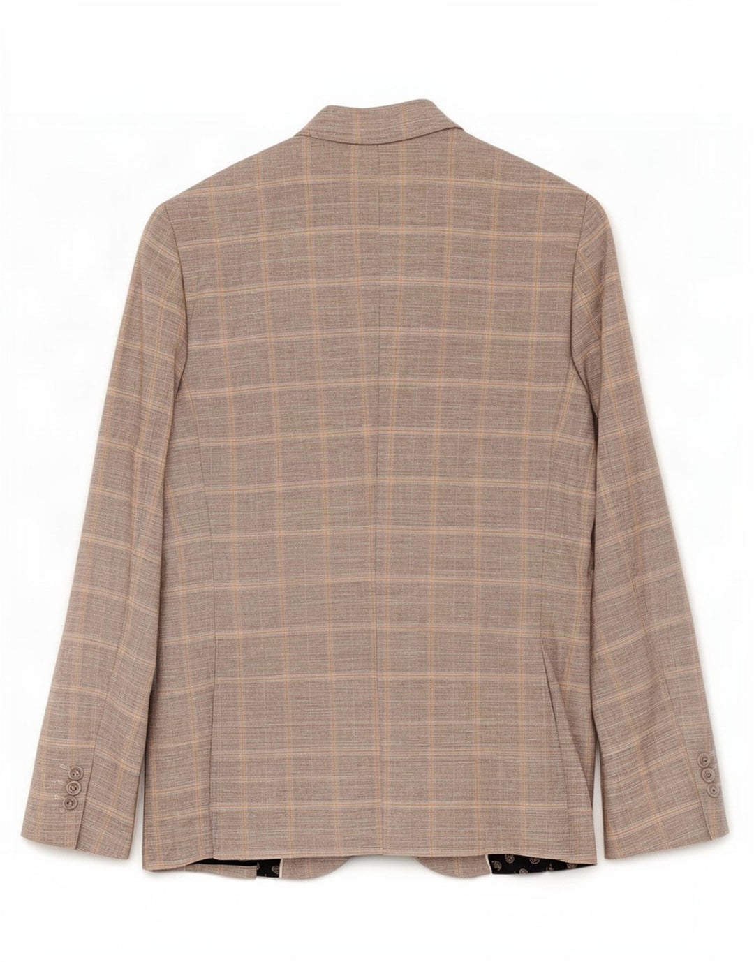 River Island Ανδρικό μπουφάν Blazer με 2 κουμπιά με λεπτή εφαρμογή 38 Μεσαίο γκρι τσεκ