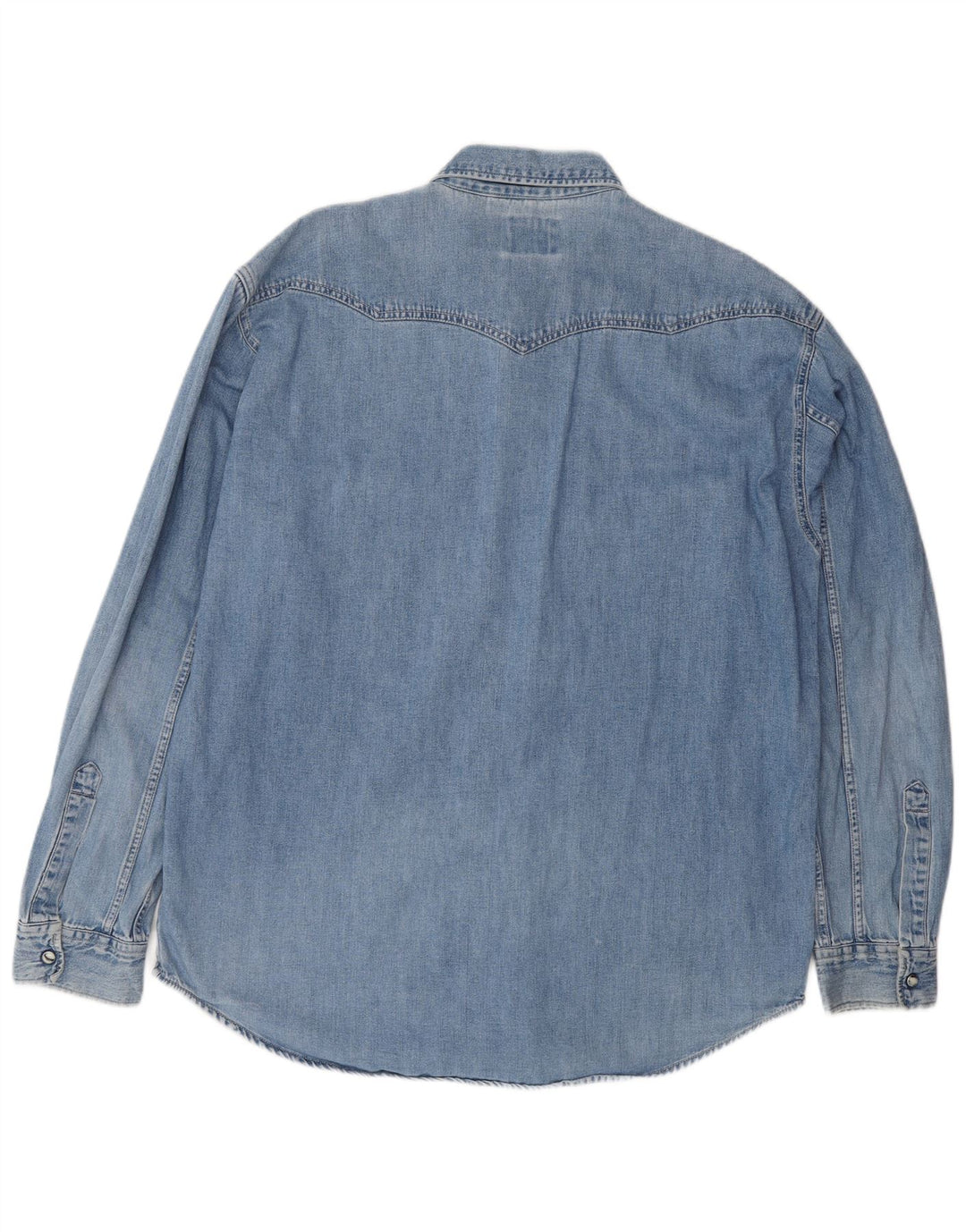 Ανδρικό τζιν πουκάμισο LEVI'S μεγάλο μπλε βαμβακερό