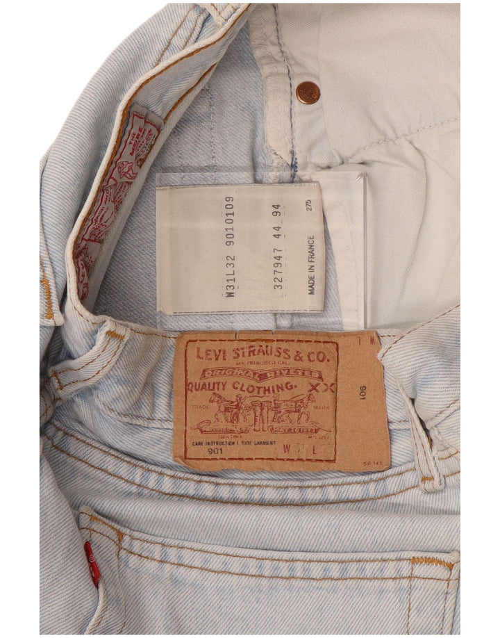 Levi's Mens 901 Tapered Jeans W31 L32 Blue Cotton