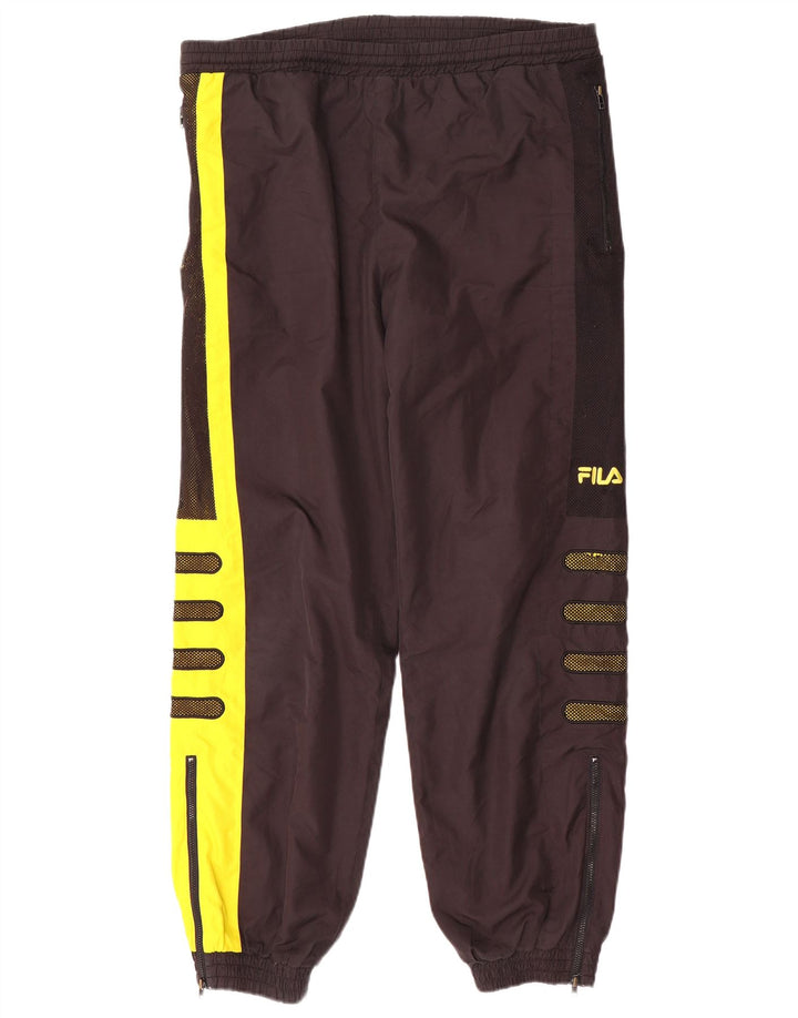 Ανδρική φόρμα γραφική Fila Παντελόνι Joggers Medium Black Colourblock